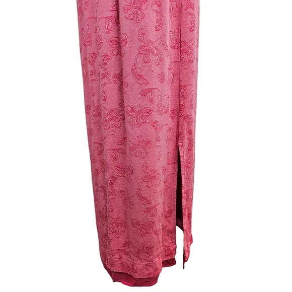 Vintage 90s Soft Girl Maxi Dress + Cardigan 8 Femcore Coquette Phoebe Buffay - Picture 14 of 16